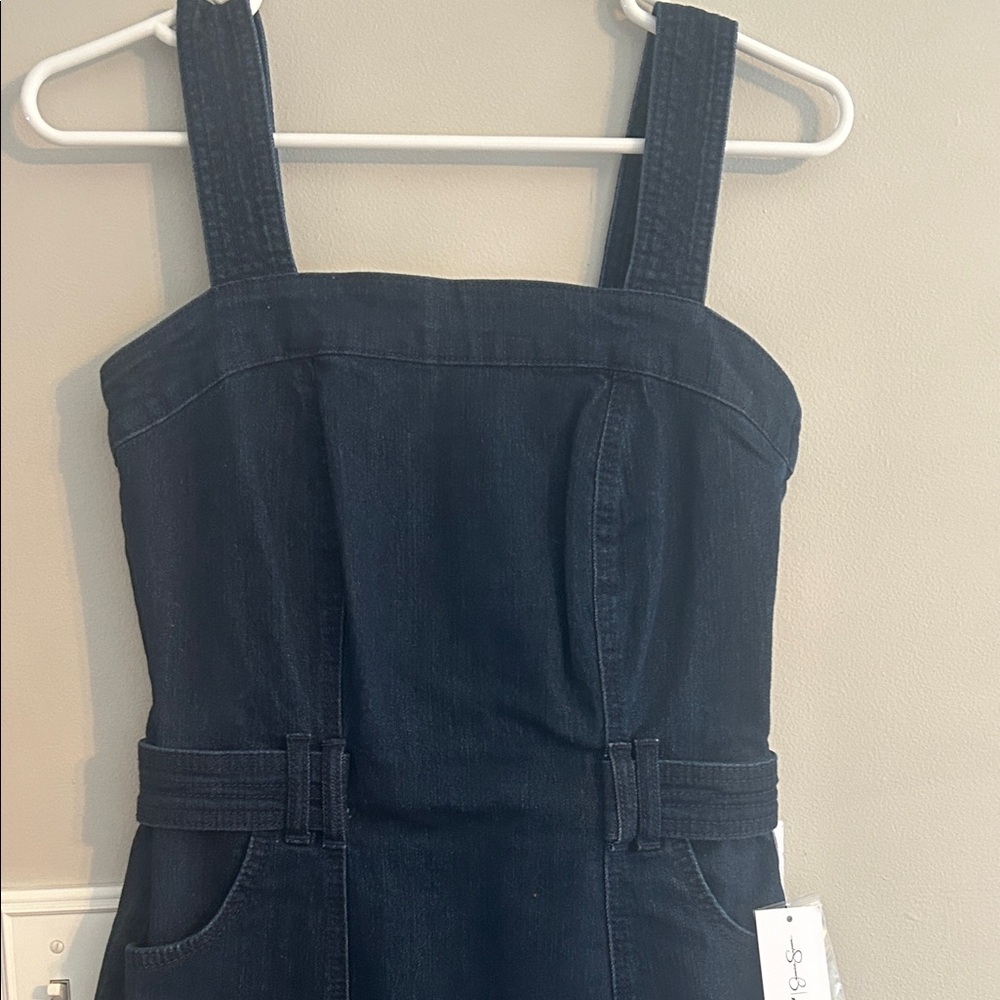 Jessica Simpson Dark Blue Denim Dress - Picture 4 of 7